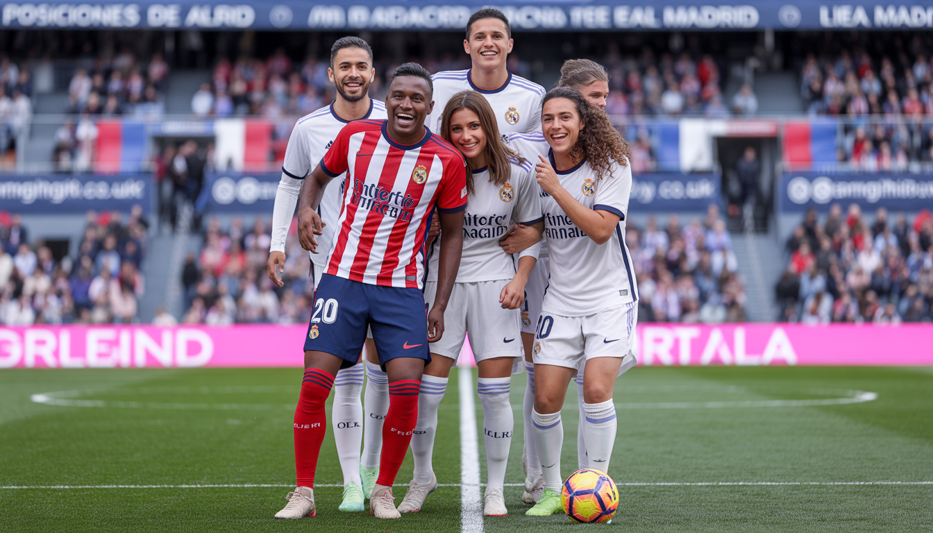 posiciones de atlético de madrid contra real madrid