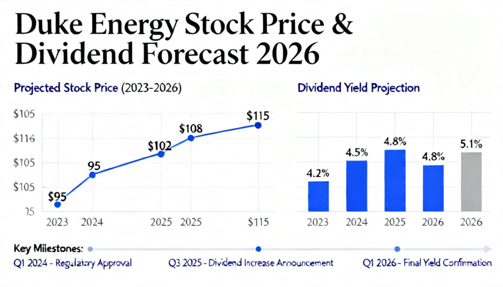 duke energy stock price